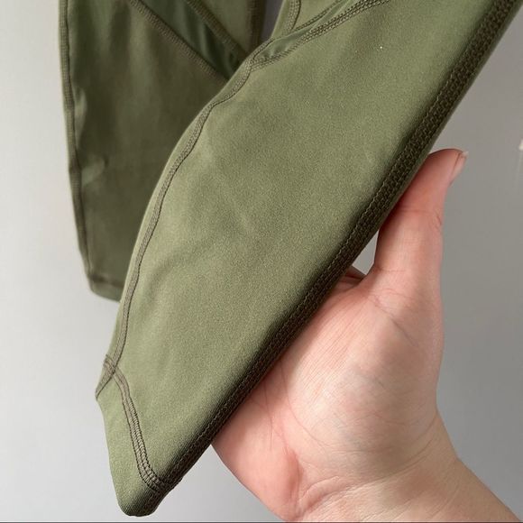 Olive Green Workout Leggings - Picture 6 of 6